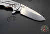 Hinderer XM-24 4.0"- Spearpoint- Stonewash Ti And Orange G-10 Handle- Stonewash Finish S45VN Blade