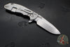Hinderer XM-24 4.0"- Spearpoint- Stonewash Ti And Red G-10 Handle- Stonewash Finish S45VN Blade