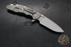Hinderer XM-24 4.0"- Spearpoint- Working Finish Ti And BlueBlack G-10 Handle- Working Finish S45VN Blade