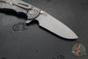 Hinderer XM-24 4.0"- Spearpoint- Working Finish Ti And Blue G-10 Handle- Working Finish S45VN Blade