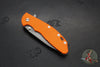 Hinderer XM-24 4.0"- Spearpoint- Working Finish Ti And Orange G-10 Handle- Working Finish S45VN Blade