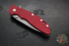 Hinderer XM-24 4.0"- Spearpoint- Working Finish Ti And Red G-10 Handle- Working Finish S45VN Blade