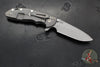 Hinderer XM-24 4.0"- Spearpoint- Working Finish Ti And Translucent Green G-10 Handle- Working Finish S45VN Blade