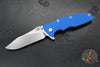Hinderer Eklipse 3.5"- Skinny Slicer Edge- Hollow Grind- Stonewash Titanium and Various G-10 Scales- Stonewash Magnacut Blade