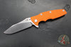 Hinderer Eklipse 3.5"- Skinny Slicer Edge- Hollow Grind- Stonewash Titanium and Various G-10 Scales- Stonewash Magnacut Blade