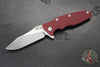 Hinderer Eklipse 3.5"- Skinny Slicer Edge- Hollow Grind- Stonewash Titanium and Various G-10 Scales- Stonewash Magnacut Blade
