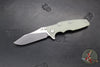 Hinderer Eklipse 3.5"- Skinny Slicer Edge- Hollow Grind- Stonewash Titanium and Various G-10 Scales- Stonewash Magnacut Blade