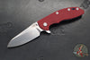 Hinderer XM-18 3.5"- Sheepsfoot- Stonewash Blue Titanium Handle- Various G-10- Stonewashed S45VN Steel Blade