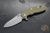 Hinderer XM-18 3.5"- Sheepsfoot- Working Finish Titanium Handle- Various G-10- Working Finish S45VN Steel Blade