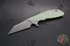 Hinderer XM-24 4.0"- Skinny Wharncliffe Edge- Working Finish Titanium And Various G-10 Handles- Working Finish S45VN Blade