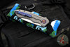 Kevin Foster- Angler Flipper- Carbon Fiber And Titanium Handle- Satin Blade- Black Timascus Clip