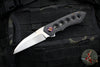 Kevin Foster- Angler Flipper- Carbon Fiber And Titanium Handle- Satin Blade- Black Timascus Clip