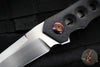 Kevin Foster- Angler Flipper- Carbon Fiber And Titanium Handle- Satin Blade- Black Timascus Clip