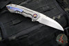 Kevin Foster- Angler Flipper- Carbon Fiber And Titanium Handle- Satin Blade- Black Timascus Clip