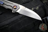 Kevin Foster- Angler Flipper- Carbon Fiber And Titanium Handle- Satin Blade- Black Timascus Clip