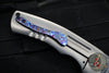 Kevin Foster- Narwhal Bowie Flipper- Carbon Fiber And Titanium Handle- Nichols Damascus Blade- Black Timascus Clip