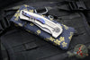 Kevin Foster- Narwhal Bowie Flipper- Carbon Fiber And Titanium Handle- Nichols Damascus Blade- Black Timascus Clip