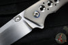 Kevin Foster- Mini R1- Satin Finished Titanium Handle- Satin Blade- Black Timascus Clip