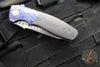 Kirby Lambert Custom Phoenix Flipper- Damasteel Blade- Carboquartz Scales- MoKuti Bolster