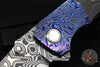 Kirby Lambert Custom Phoenix Flipper- Damasteel Blade- Carboquartz Scales- MoKuti Bolster