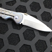 Sal Manaro Custom Major- Zirconium Handle- Cobalt Blade