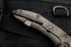 Borka- Marfione Custom Stitch- DLC Finished Frag Pattern Titanium Handle- Cracked Ice DLC Diamondwash Finished Compound Ground Blade- DLC HW