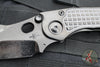 Borka- Marfione Custom Stitch- DLC Finished Frag Pattern Titanium Handle- Cracked Ice DLC Diamondwash Finished Compound Ground Blade- DLC HW