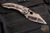 Borka- Marfione Custom Stitch- DLC Finished Frag Pattern Titanium Handle- Cracked Ice DLC Diamondwash Finished Compound Ground Blade- DLC HW