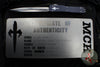Marfione Custom 06/02/2014 Mini Venom OTF Auto Knife- Gun Metal Gray Handle- Stonewash Blade