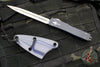 Marfione Custom 06/02/2014 Mini Venom OTF Auto Knife- Gun Metal Gray Handle- Stonewash Blade
