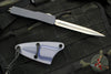 Marfione Custom 06/02/2014 Mini Venom OTF Auto Knife- Gun Metal Gray Handle- Stonewash Blade