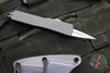 Marfione Custom 06/02/2014 Mini Venom OTF Auto Knife- Gun Metal Gray Handle- Stonewash Blade