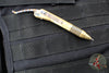 Marfione Custom Siphon II- Cryo Ice Finished Brass Body- Flamed Titanium Lever- Blue HW