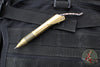 Marfione Custom Siphon II- Cryo Ice Finished Brass Body- Flamed Titanium Lever- Blue HW