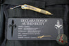 Marfione Custom Siphon II- Cryo Ice Finished Brass Body- Flamed Titanium Lever- Blue HW