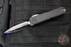 Marfione Custom Knives UTX-85 OTF Knife- PROTOTYPE- Double Edge- Black Handle- Diamondwash Finished Blade