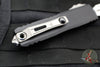 Marfione Custom Knives UTX-85 OTF Knife- PROTOTYPE- Double Edge- Black Handle- Diamondwash Finished Blade