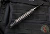 Marfione Custom Socom Elite Warcom- Carbon Fiber Handle With Copper Trim- Ironwood Inlaid- Black DLC Satin Finished Blade- DLC Hardware