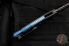 Marfione Custom Warhound Folder- Black DLC Bark Finished Titanium Handle- Two-Tone DLC Apocalyptic Blade- Blue Titanium Hardware 391-MCK DLCBARKBLUE