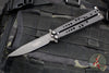 Vintage 10/2002 SN003 Microtech Dragonfly Balisong- Tactical- Black Satin- Black Blade
