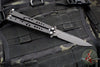 Vintage 10/2002 SN003 Microtech Dragonfly Balisong- Tactical- Black Satin- Black Blade