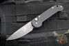 Microtech Vintage 05/2000 SN099 UDT- Black Handle- Ladder Damascus Blade- Red Backspacers