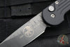 Microtech Vintage 05/2000 SN099 UDT- Black Handle- Ladder Damascus Blade- Red Backspacers