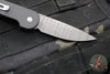 Microtech Vintage 05/2000 SN099 UDT- Black Handle- Ladder Damascus Blade- Red Backspacers