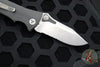 Vintage 04/2004 Microtech MTX-2 Dual Action Knife- One Piece Carbon Fiber Handle- Stonewash Part Serrated Blade