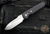 Protech PDW Invictus (OTS) Auto Knife- Black Handle- Stonewash Blade- Steel Safety 1804