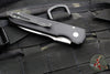 Protech PDW Invictus (OTS) Auto Knife- Black Handle- Stonewash Blade- Steel Safety 1804