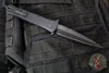 Protech Large Don OTS Auto Knife- Black Handle- Black DLC Blade- MOP Inlaid Button 1921-LTD