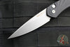 Protech Newport Out The Side OTS Auto Knife- Black Handle with 3D Wave pattern- MOP Button- Stonewash Blade 3436