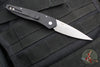 Protech Newport Out The Side OTS Auto Knife- Black Handle with 3D Wave pattern- MOP Button- Stonewash Blade 3436